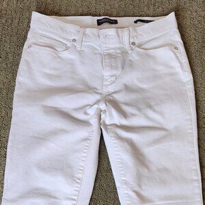 Banana Republic Stay White Skinny Jeans, Size 27 Long